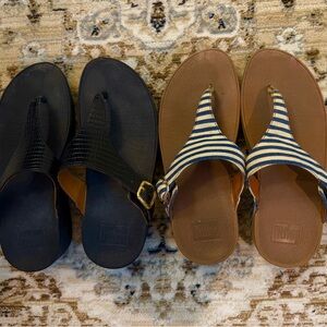 2 pairs Fitflop Sandals (Size US 6)